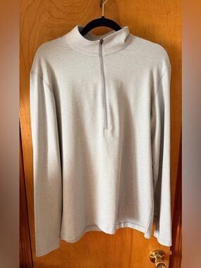 lululemon men’s soft jersey half zip L